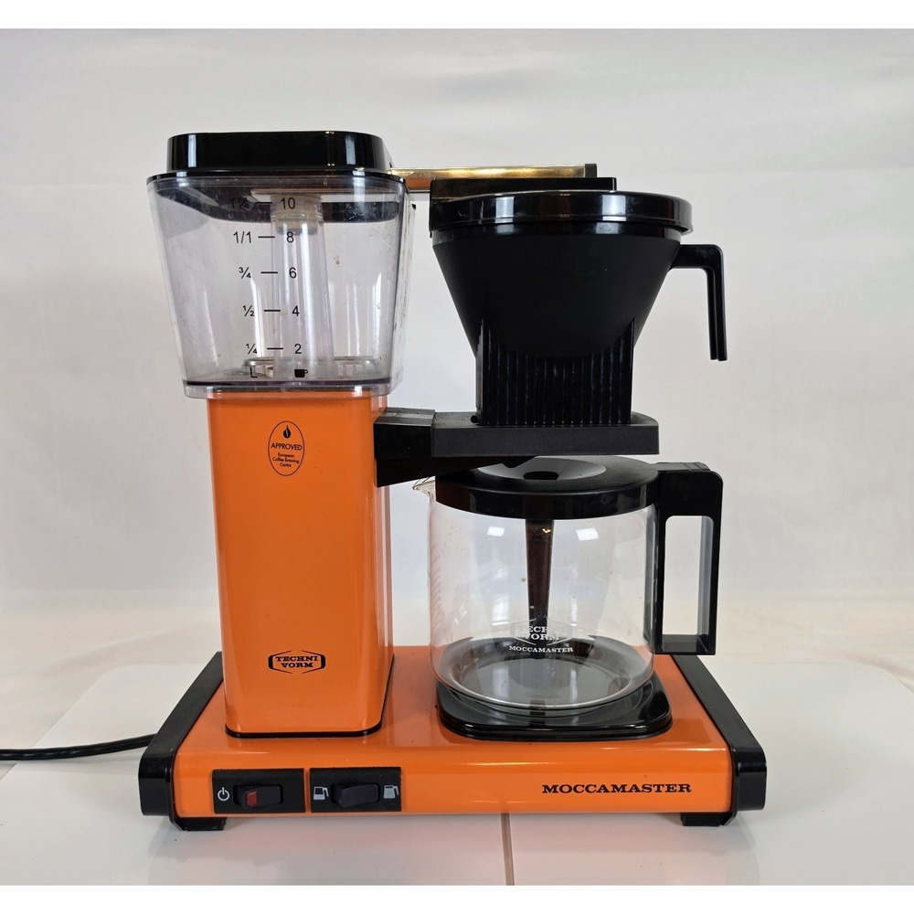 Technivorm Moccamaster KBGV Select 10-Cup Coffee Maker Orange 53947 Tested 1.25L